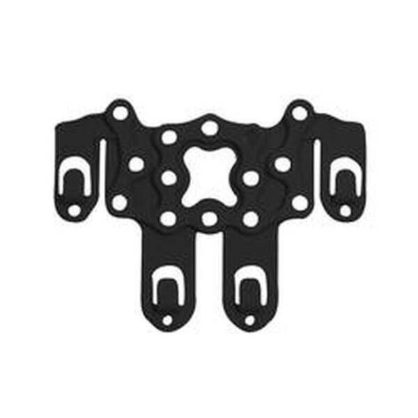 BLACKHAWK S.T.R.I.K.E. AMBIDEXTROUS HOLSTER ADAPTER PLATFORM PALS/MOLLE MOUNTABLE INJECTION MOLDED POLYMER MATTE BLACK