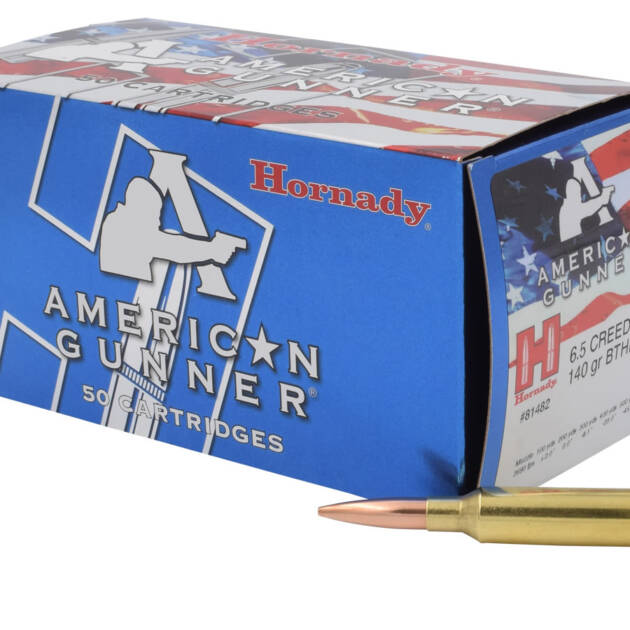 Hornady 6.5 Creedmoor 140 gr BTHP American Gunner 50/Box