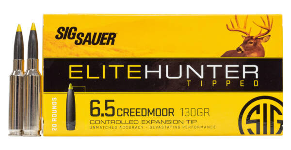 Sig Sauer 6.5 Creedmoor 130 gr Elite Hunter Tipped 20/Box