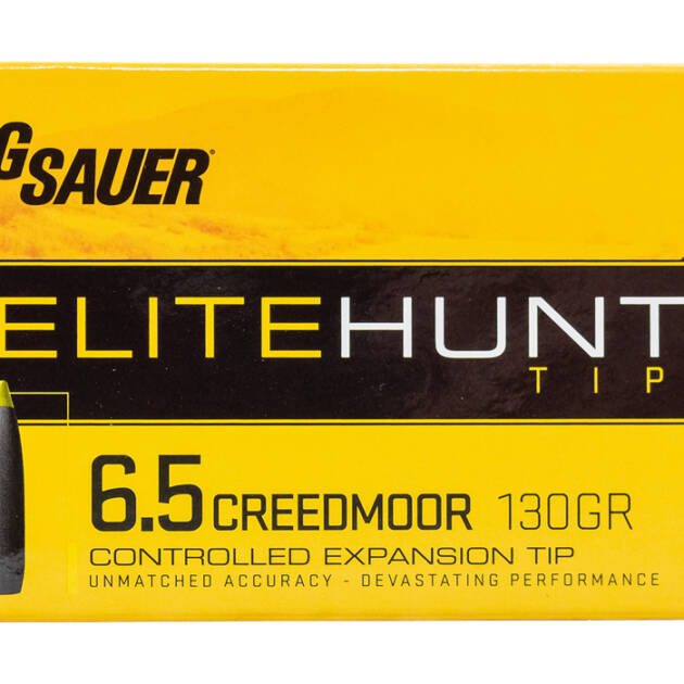 Sig Sauer 6.5 Creedmoor 130 gr Elite Hunter Tipped 20/Box