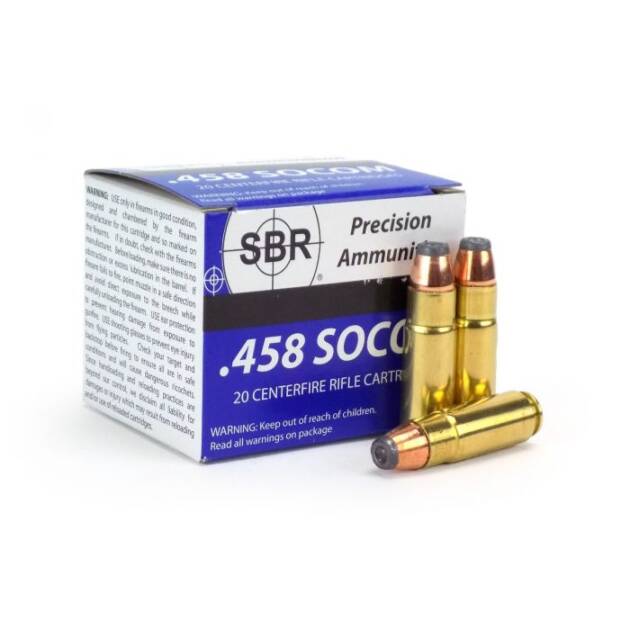 SBR .458 SOCOM 300 GR JHP