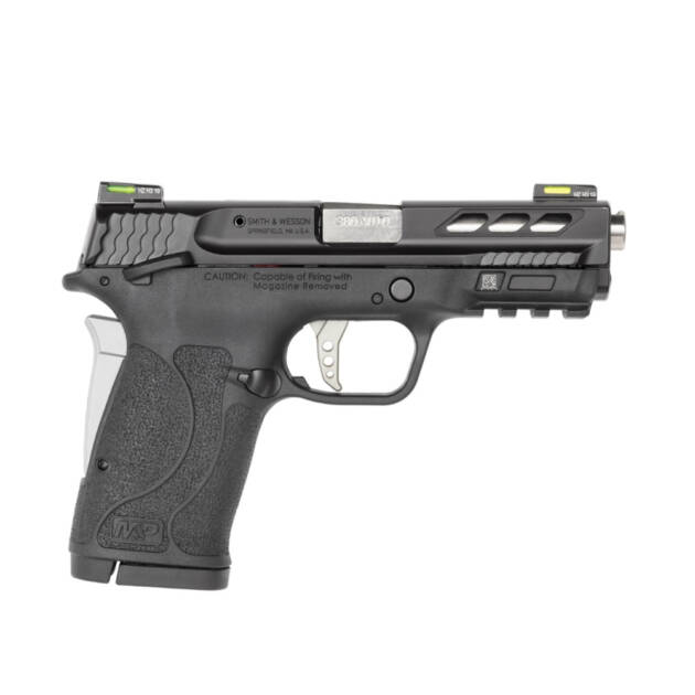 Smith & Wesson M&P Performance Center Silver Ported Barrel .380 Auto Pistol 3.8" 8+1 12718