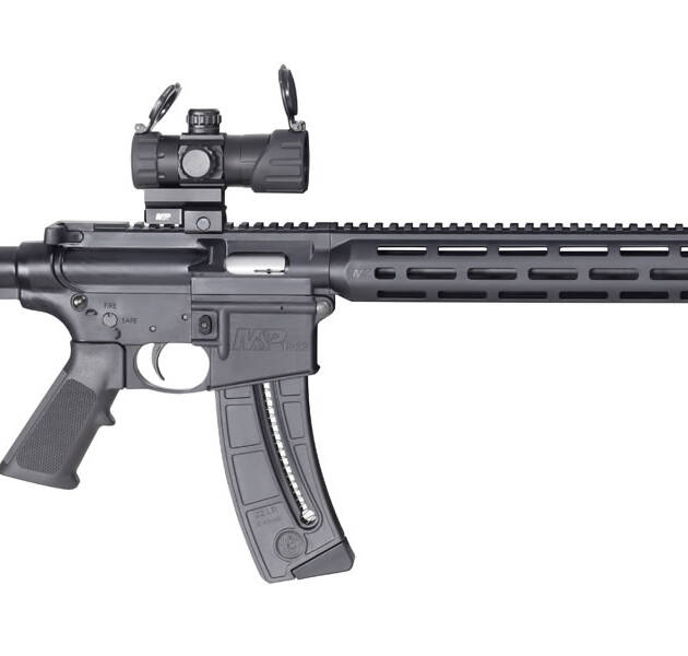 Smith & Wesson M&P15-22 Sport .22 LR 25rd 16.5" Rifle w/ M&P Red/Green Dot Optic 12722