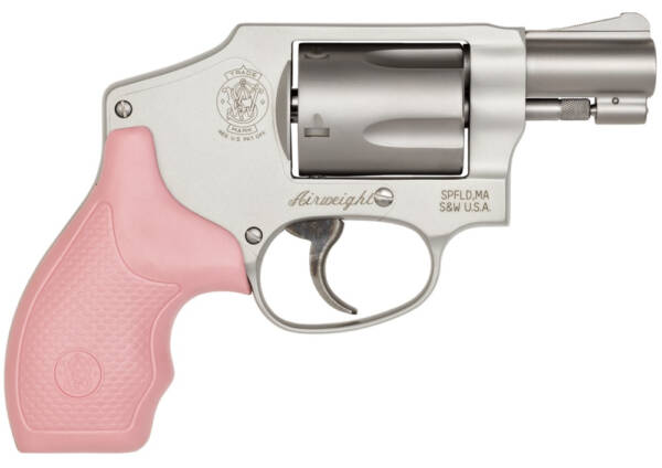 Smith & Wesson Model 642 .38SP +P Rated Revolver With Pink Grips 1.9" 5RD 150466