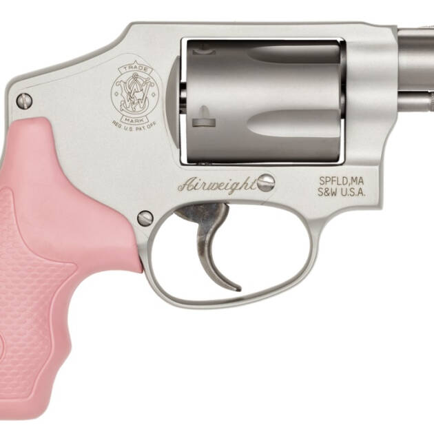 Smith & Wesson Model 642 .38SP +P Rated Revolver With Pink Grips 1.9" 5RD 150466